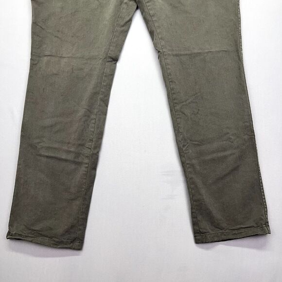 Bruhl Pants Mens Size 36 Regular Grey Cotton Stretch Plus Jean Chino Zip Fly - Picture 3 of 14